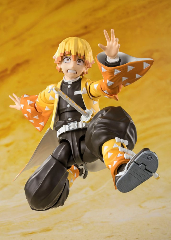 Demon Slayer: Kimetsu no Yaiba S.H.Figuarts Action Figure Zenitsu Agatsuma 14 cm 7
