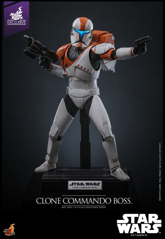 Star Wars: The Clone Wars Action Figure 1/6 Clone Commando Boss Hot Toys Exclusive 30 cm 1