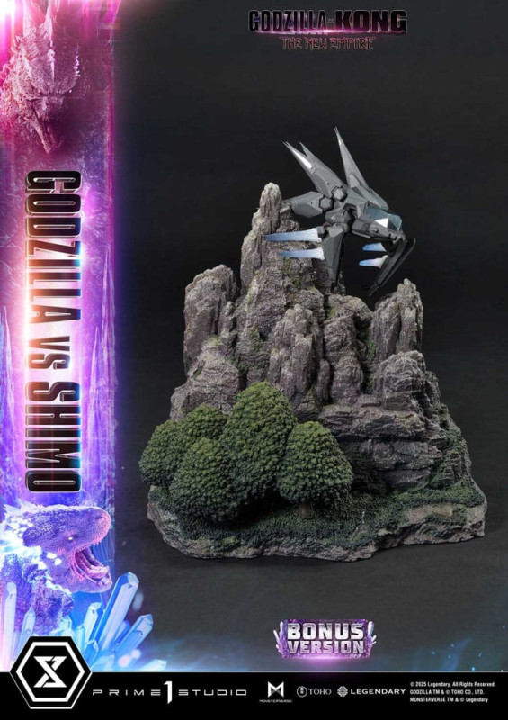 Godzilla x Kong: The New Empire Ultimate Diorama Masterline Series Statue Godzilla vs Shimo Bonus Ve 5