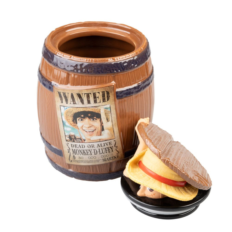 One Piece Cookie Jar Wanted Monkey D. Luffy 1