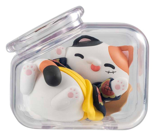 One Piece Mega Cat Project Mini Figures Good Night NyanPieceNyan! Ver. Luffy with rivals 6 cm Blind 1