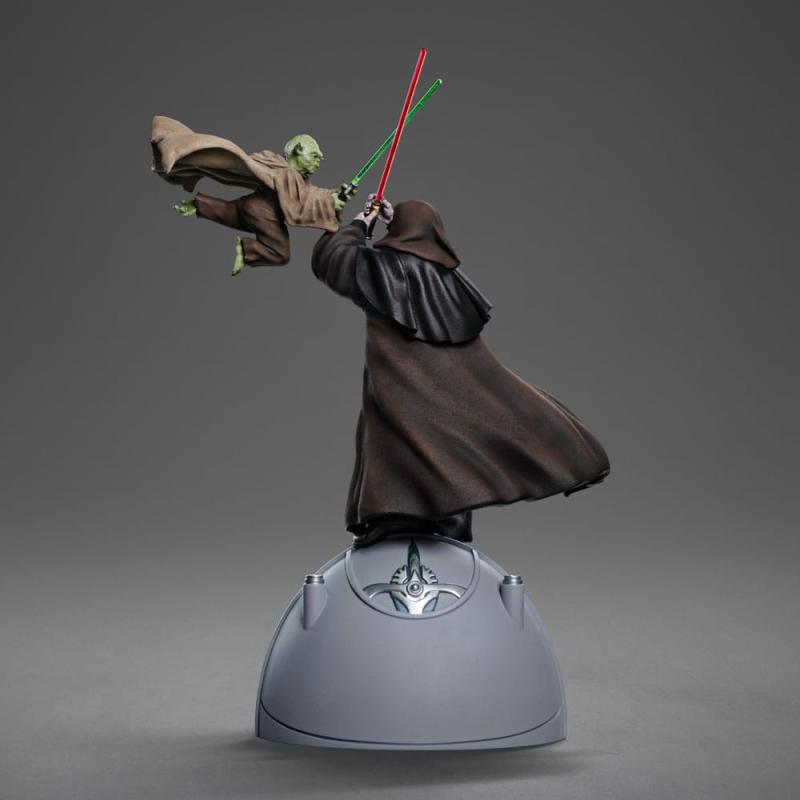 Star Wars Deluxe Art Scale Statue 1/10 Yoda vs Emperor Palpatine (CCXP Exclusive 2024) 31 cm 1