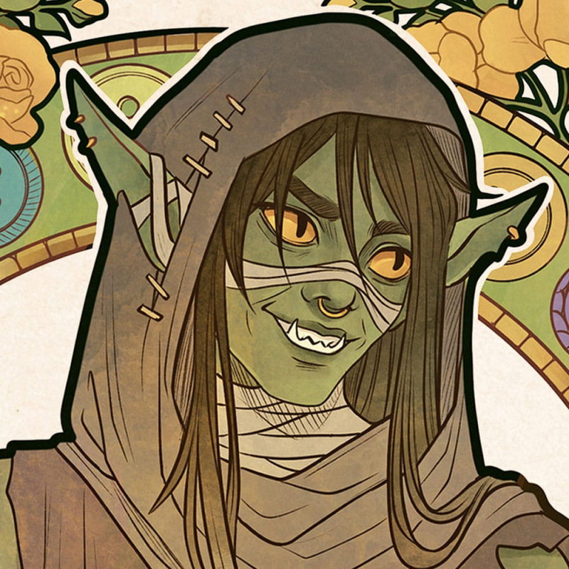 Critical Role Art Print Sam Riegel: 10th Anniversary Art Nouveau Illustrations 46 x 28 cm - unframed 4