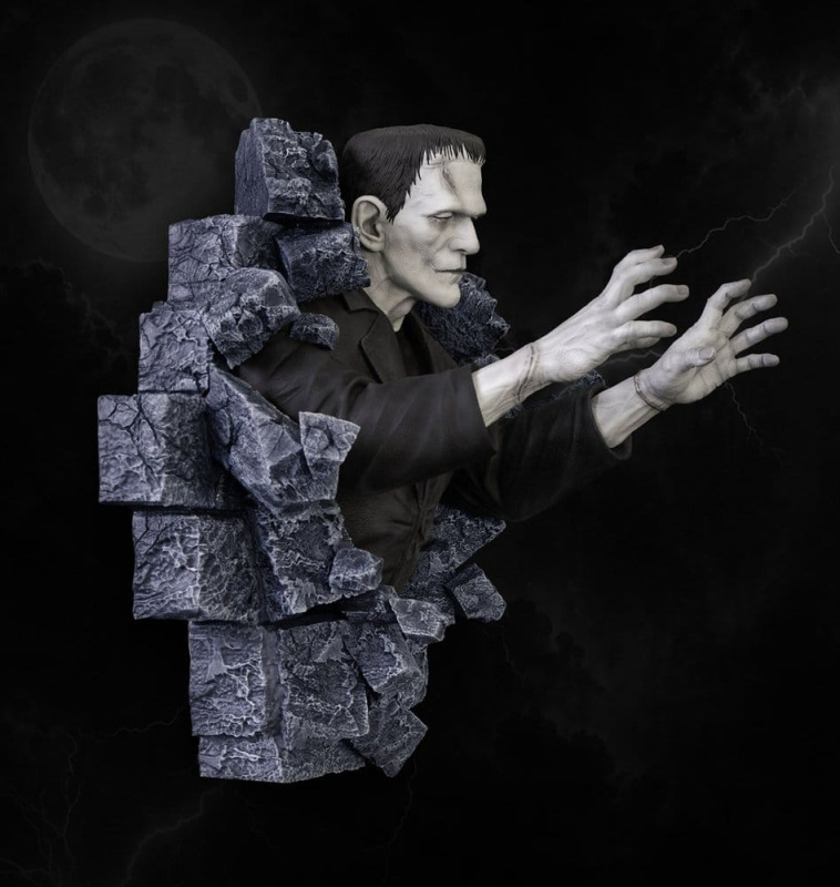 Frankenstein Wall Sculpture Classic Horror Edition Lifesize 94 cm 1