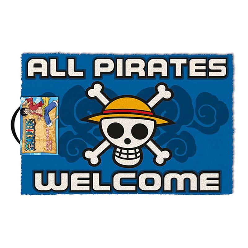 One Piece Doormat All Pirates Welcome 60 x 40 cm