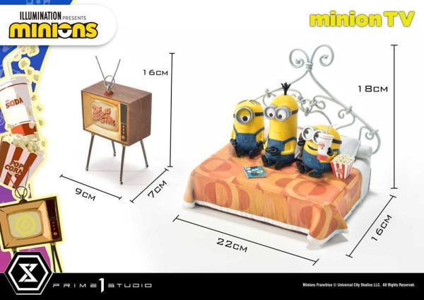 Minions: Minions TV 18 cm Statue - Prime 1 Studio