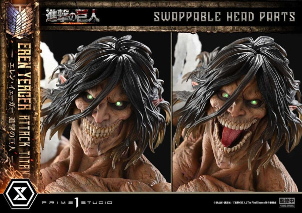 Attack on Titan (TV animation) Ultimate Diorama Masterline Statue Eren Yeager Attack Titan Bonus Ver 12