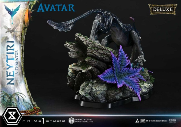 Avatar (Film) Real Elite Masterline Series Statue 1/4 Neytiri & Thanator Deluxe Bonus Version 75 cm 6