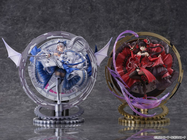 Date A Bullet SHIBUYA SCRAMBLE FIGURE PVC Statue 1/7 The White Queen -Royal Blue Sapphire Dress Ver. 1