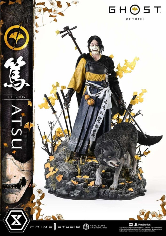 Ghost of Yotei Real Elite Masterline Statue 1/4 Atsu 59 cm 8