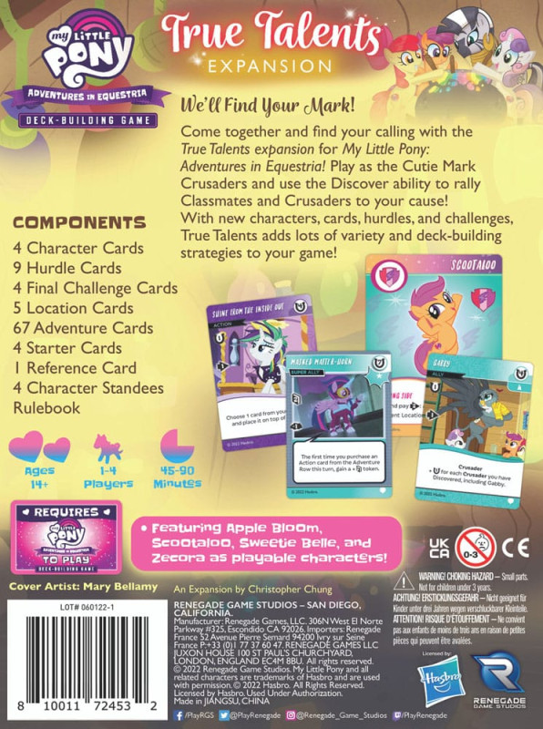 My Little Pony card game Deck-Building True Talents Expansion *Englische Version* 1