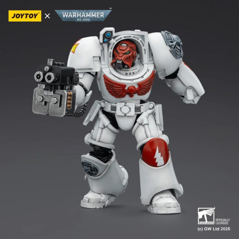 Warhammer 40,000 Action Figure White Scars Terminator 2 with Power Fist and Storm Bolter 14 cm 6