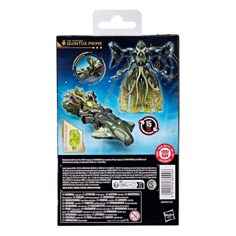 Transformers Age of the Primes Deluxe Class Action Figure The Thirteen: Quintus Prime 14 cm 1
