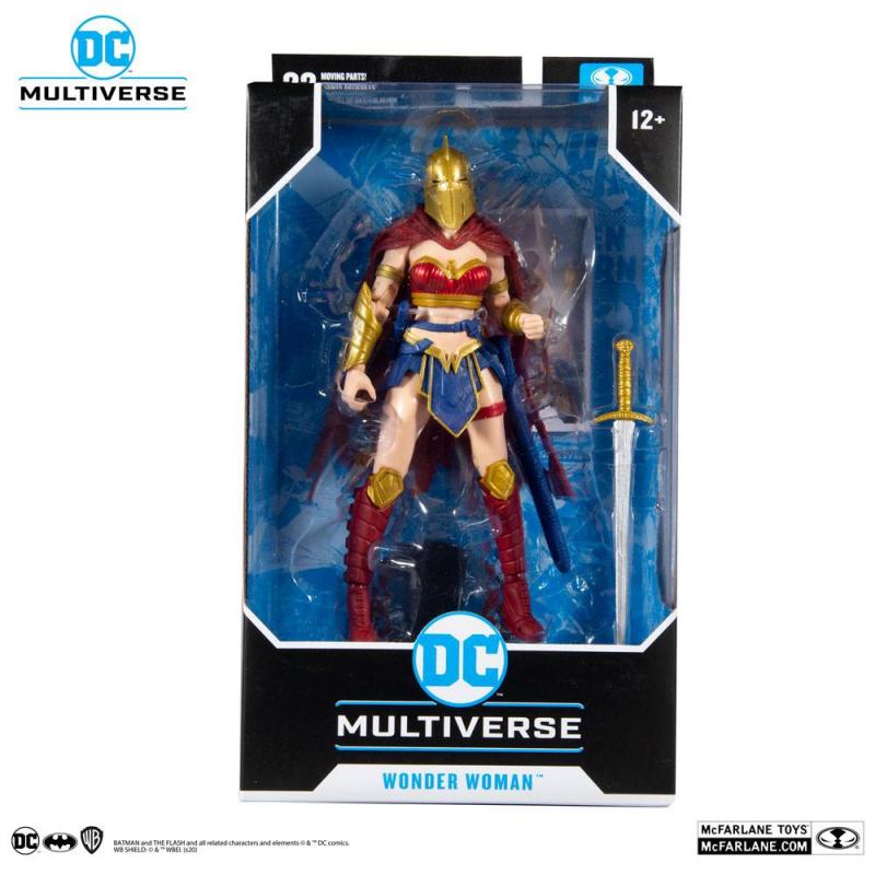 DC Multiverse: LKOE Wonder Woman with Helmet of Fate 18 cm Action Figure - McFarlane Toys