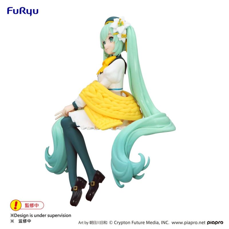 Hatsune Miku Noodle Stopper PVC Statue Flower Fairy Lily White Ver. 14 cm