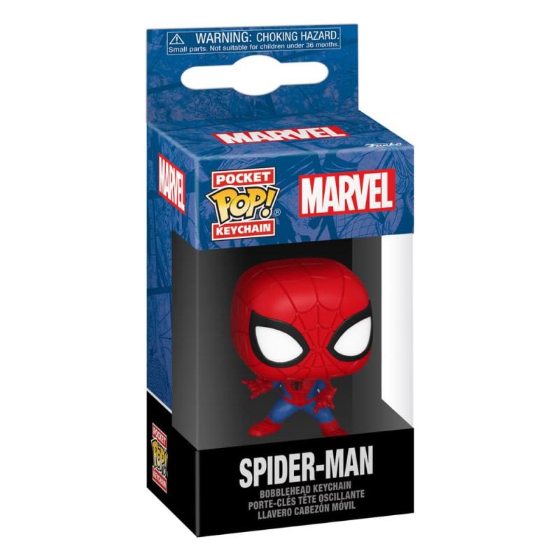 Marvel POP! Vinyl Keychains 4 cm New Classics - Spider-Man Display (12)