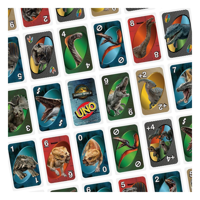 Jurassic World Rebirth UNO Card Game 7