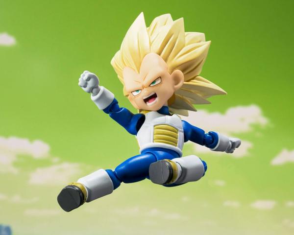 Dragon Ball S.H.Figuarts Action Figure Super Saiyan 3 Vegeta (mini) Daima 8 cm 5