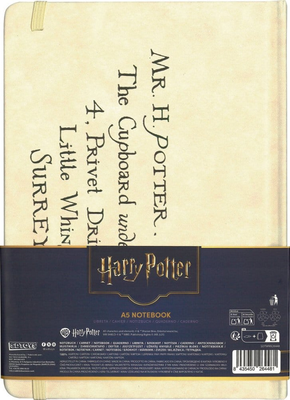 Harry Potter Hardcover Notebook Hogwarts Letter 21 cm 1