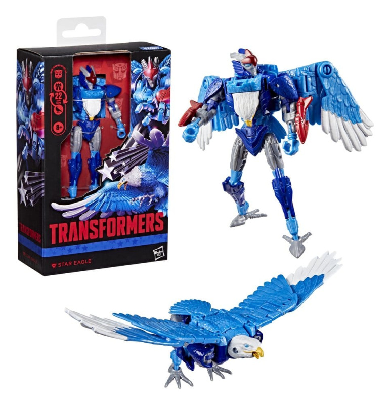 Transformers Deluxe Class Action Figure Star Eagle 11 cm 2