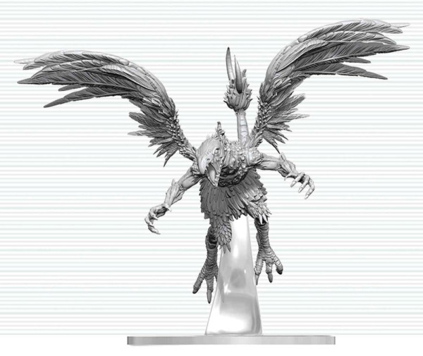 Dungeons & Dragons Nolzur's Marvelous Miniatures Unpainted Miniature Vrock 17 cm