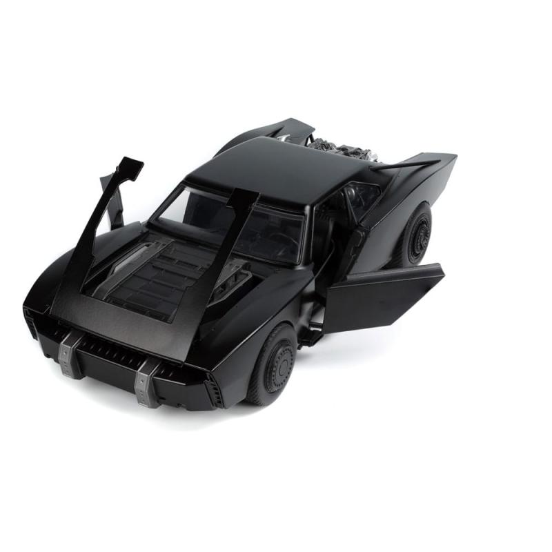 Batman 2022 Hollywood Rides Diecast Model 1/18 2022 Batmobile with Figure