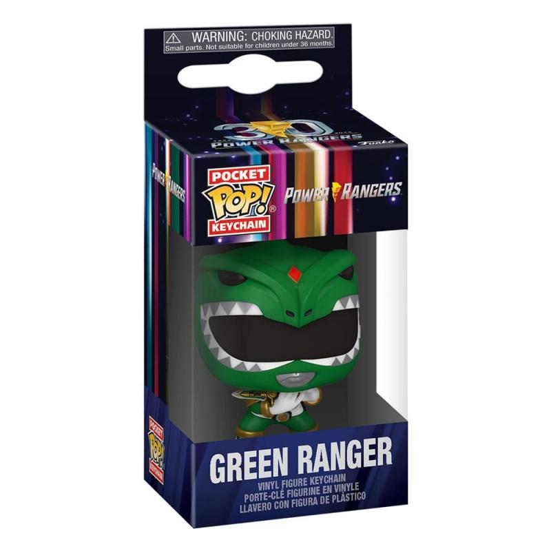 Power Rangers 30th POP! Vinyl Keychains 4 cm Green Ranger Display (12)