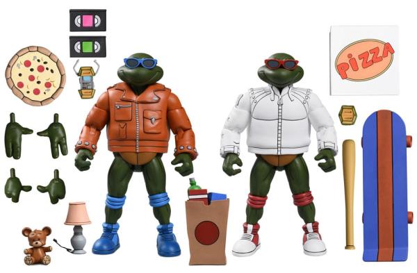 Teenage Mutant Ninja Turtles (Cartoon) Action Figure Punk Leo and Punk Raph 2 Pack 18 cm 5