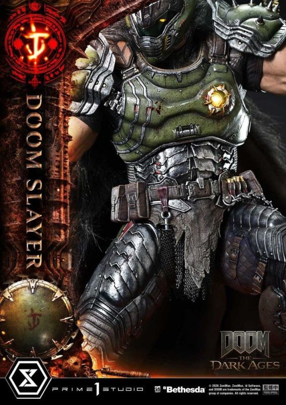 DOOM: The Dark Ages Ultimate Premium Masterline Series Statue 1/4 DOOM Slayer 77 cm 8