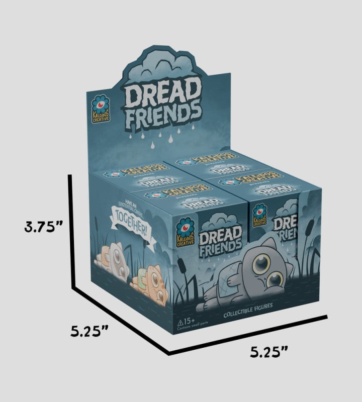 Dread Friends Mini Figures S1 4 cm Blind Box Display (4) 8
