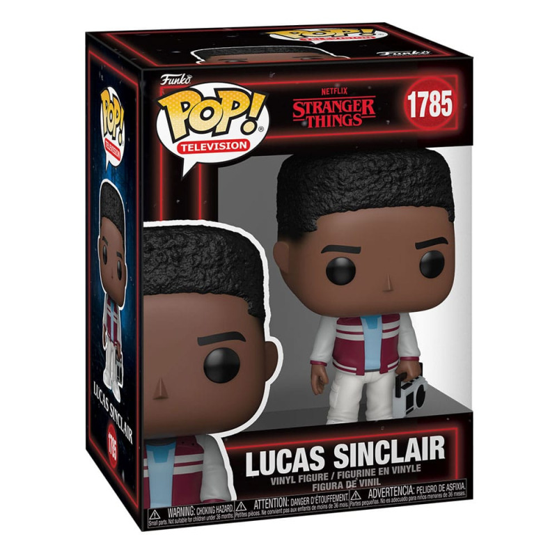 Stranger Things POP! Television Vinyl Figures Lucas Sinclair with Boombox 9 cm 1