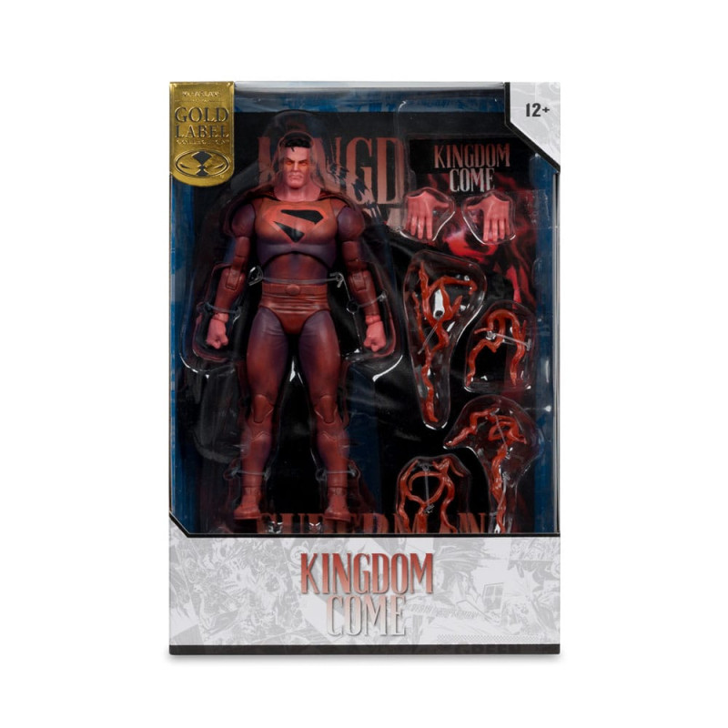 DC Multiverse McFarlane Cover Recreations Action Figure Superman (Kingdom Come) (Gold Label) 18 cm 9