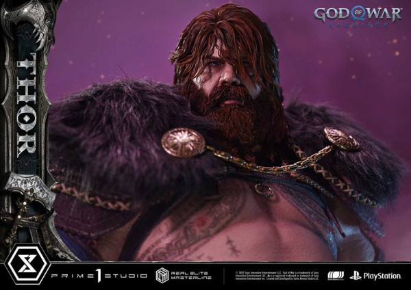 God of War: Ragnarök Real Elite Masterline Series Statue 1/3 Thor 105 cm 8