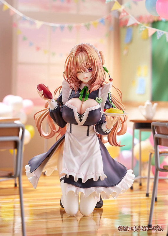 Hanikami Kanojo PVC Statue 1/6 Maid Maison Hanikami Kanojo Sano Hiiragi 20 cm 5