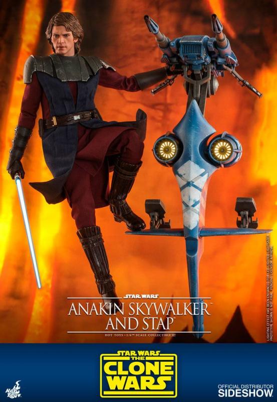 Star Wars The Clone Wars: Anakin Skywalker & STAP - Figure 1/6 - Hot Toys