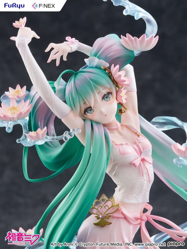 Hatsune Miku F:NEX PVC Statue 1/7 Water lily Ver. 27 cm 7
