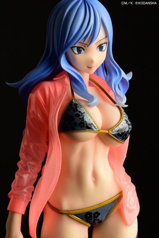 Fairy Tail Statue 1/6 Jubia Lokser Gravure_Stylesee-through wet shirt Black Bikini!! 25 cm