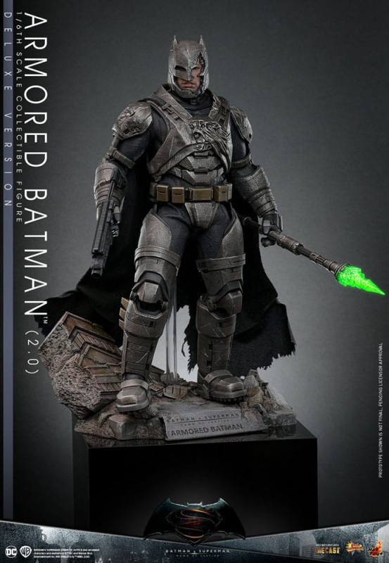 Batman v Superman: Dawn of Justice Movie Masterpiece Action Figure 1/6 Armored Batman 2.0 (Deluxe Ve 5