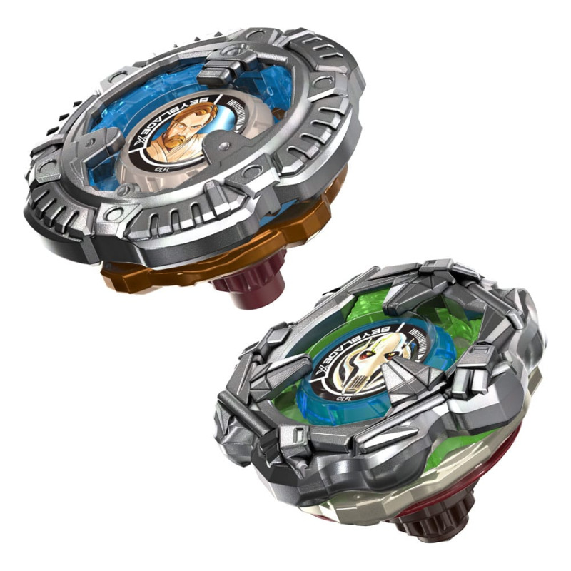 Beyblade X and Star Wars Collab Obi-Wan Kenobi 4-60P vs. General Grievous 3-80HN 4