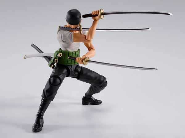 One Piece S.H.Figuarts Action Figure Roronoa Zoro Romance Dawn Ver. 15 cm 5