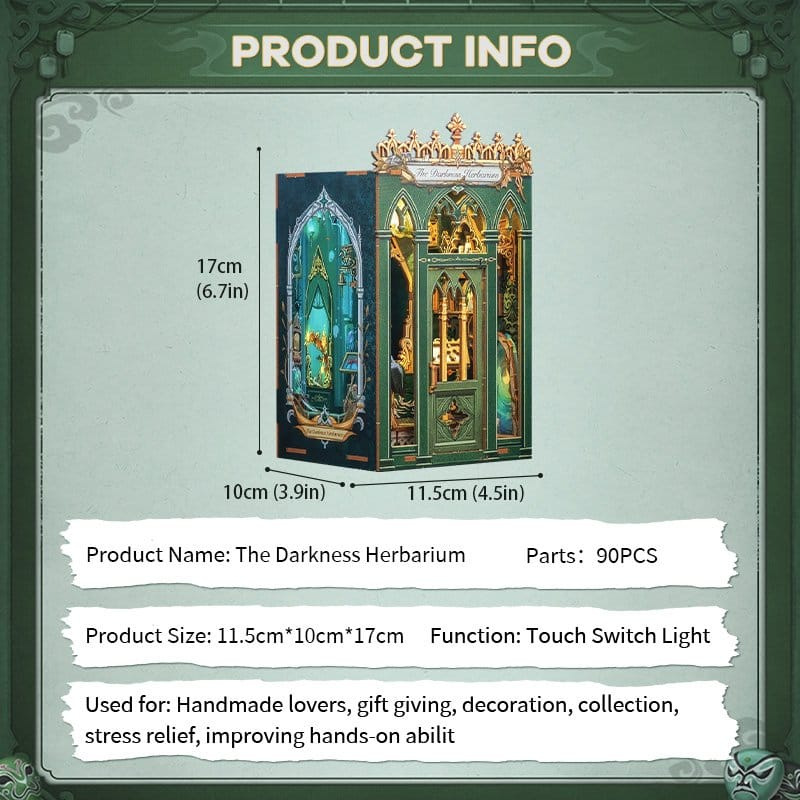 Book Nook The Darkness Herbarium 17 x 12 cm 9