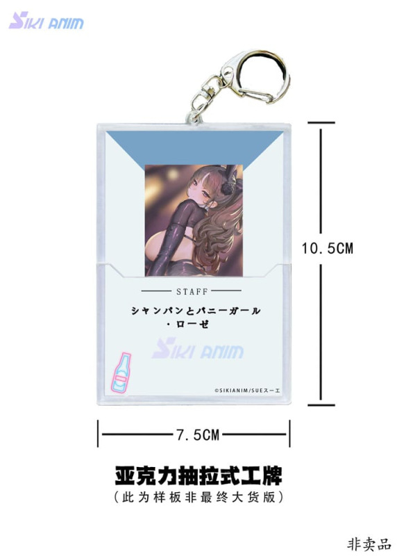 Original Character PVC Statue 1/6 Champagne and Bunny Girl Rose White Stocking Ver. 31 cm 7