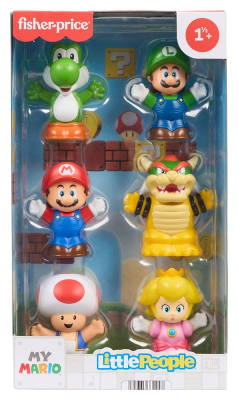 My Mario Little People Collector Mini Figure 6-Pack 7 cm 3