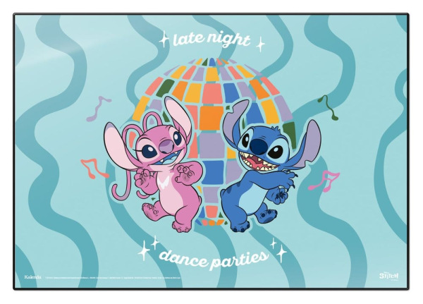 Lilo & Stitch Desktop Mat Waves 35 x 50 cm