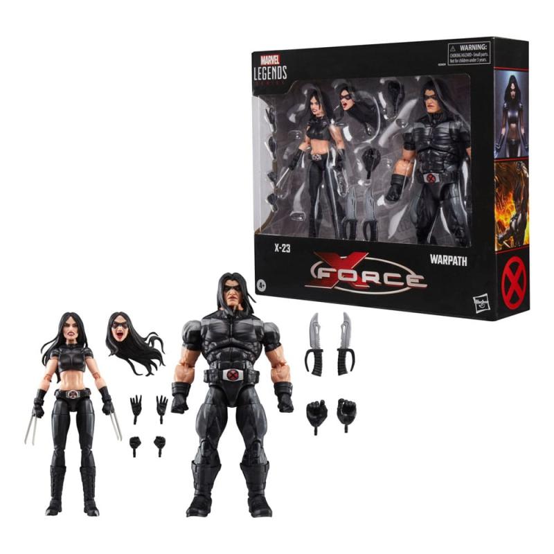 X-Force Marvel Legends Action Figure 2-Pack X-23 & Warpath 15 cm 2