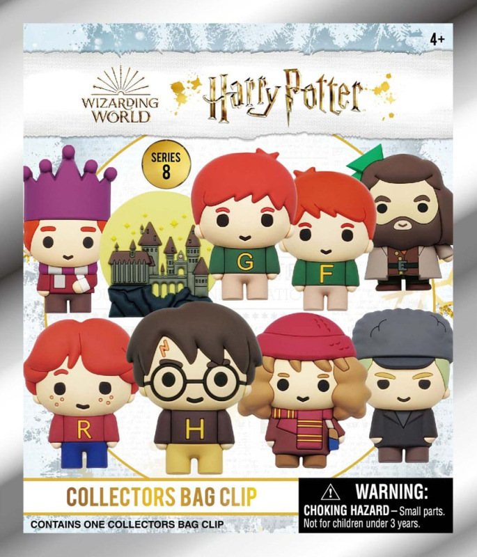 Harry Potter 3D PVC Bag Clips Series 8 Display (24) 1