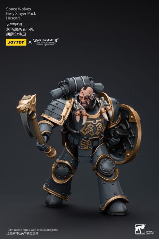 Warhammer The Horus Heresy Action Figure 1/18 Space Wolves Grey Slayer Pack Huscarl 12 cm