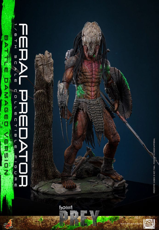 Prey Action Figure 1/6 Feral Predator (Battle Damaged Version) 37 cm 6