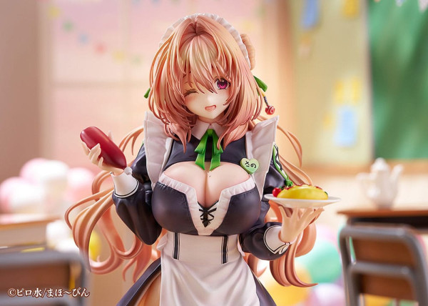Hanikami Kanojo PVC Statue 1/6 Maid Maison Hanikami Kanojo Sano Hiiragi 20 cm 9