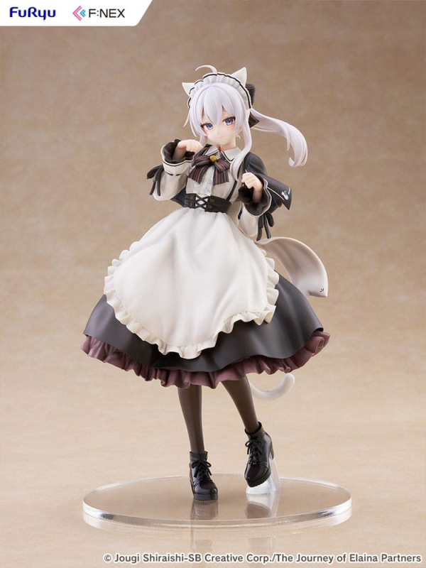 Wandering Witch: The Journey of Elaina F:NEX PVC Statue 1/7 Elaina Maid costume with cat ears Ver. 2 13